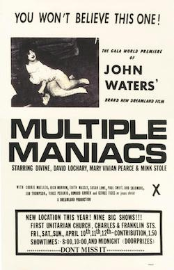 Most Similar Movies to Multiple Maniacs (1970)